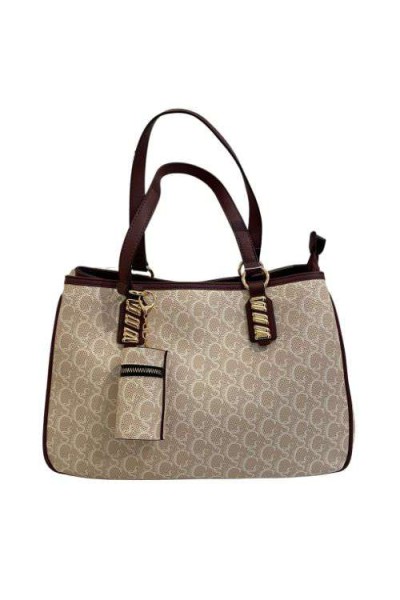 Bolsa CG85064 Chenson Off White/Bordô - Off white