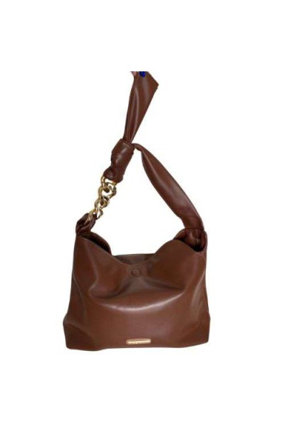Bolsa Saco CG85058 Chenson Marrom com Detalhe Dourado - Marron