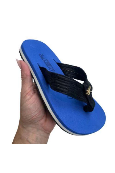 Chinelo Infantil Kenner HNZ-03 Azul - Preto