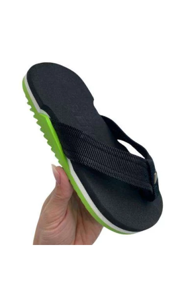Chinelo Kenner DGI-07 Infantil Preto/Verde - Preto