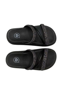 Papete Molekinha 2358.100 Preto com Tira de Strass - Preto