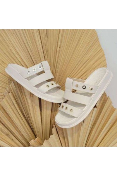 Rasteira Moleca 5556.103 Branco Off - Branco