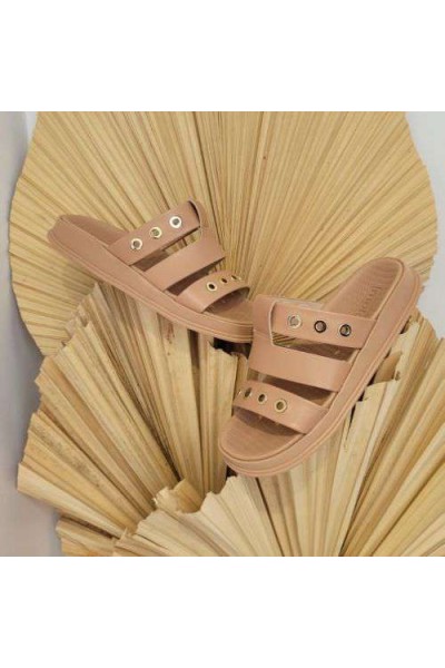 Rasteira Moleca 5556.103 Nude - Nude