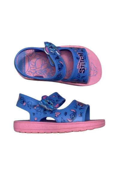 Sandália Disney Lilo & Stitch 22991 Rosa/Azul - Azul
