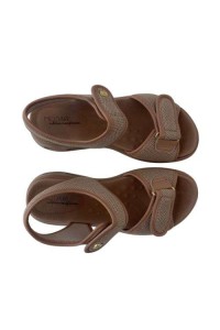 Sandália Modare 7215.103 Nude Ultraconforto com Fechamento em Velcro - Nude
