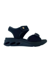 Sandália Modare 7215.103 Preta Ultraconforto com Fechamento em Velcro - Preto