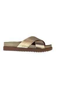 Sandália Moleca 5500.215 Dourada - Dourado