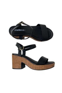 Sandália Moleca 5549.102 Preta - Preto