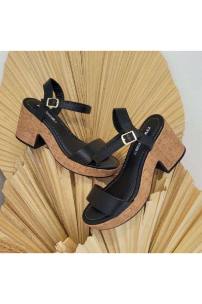 Sandália Moleca 5549.102 Preta - Preto