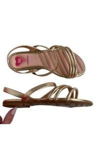 Sandália Molekinha 2157.876 Dourada - Dourado