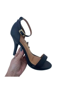 Sandália Salto Alto Feminina Vizzano 6210.655 Preto - Preto
