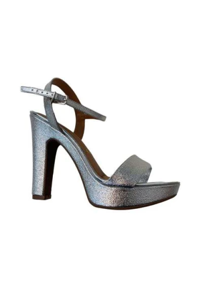 Sandália Vizzano Salto Alto 6292.200 ouro rosado Feminina - Prata