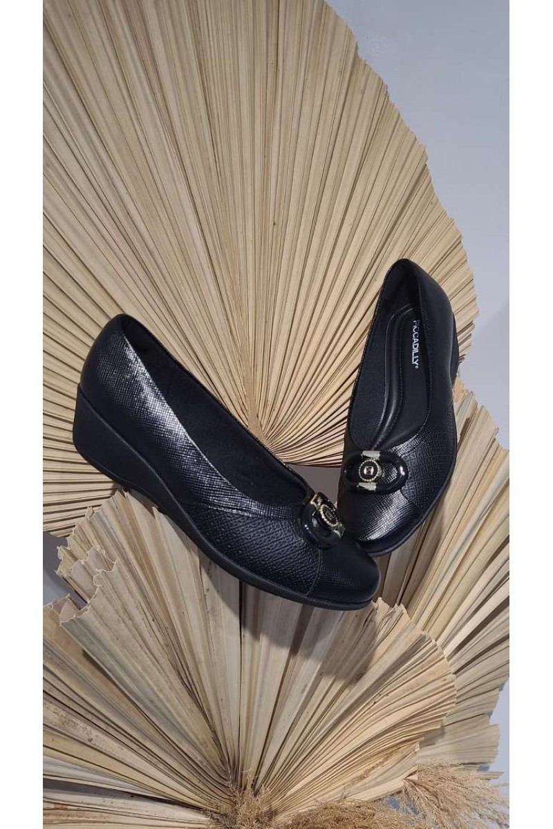Sapato Piccadilly 143233 Preto - Preto
