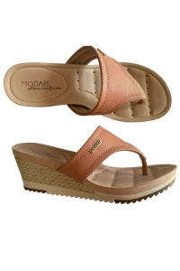 Tamanco Feminino Anabela Modare Ultraconforto 7123.122 - Nude