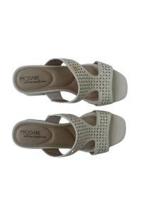 Tamanco Modare 7172.126 Branco Off com Salto Bloco - Branco