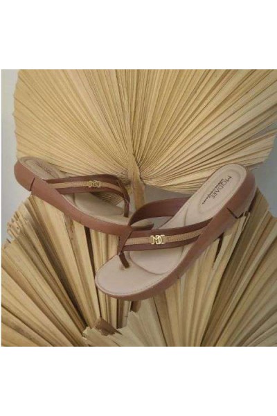 Tamanco Modare 7199.104 Avelã de Dedo - Nude