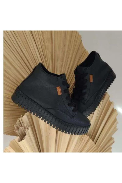 Tênis Abotinado Bottero 370423 Preto - Preto