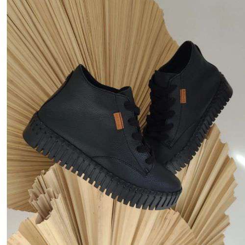 Tênis Abotinado Bottero 370423 Preto - Preto