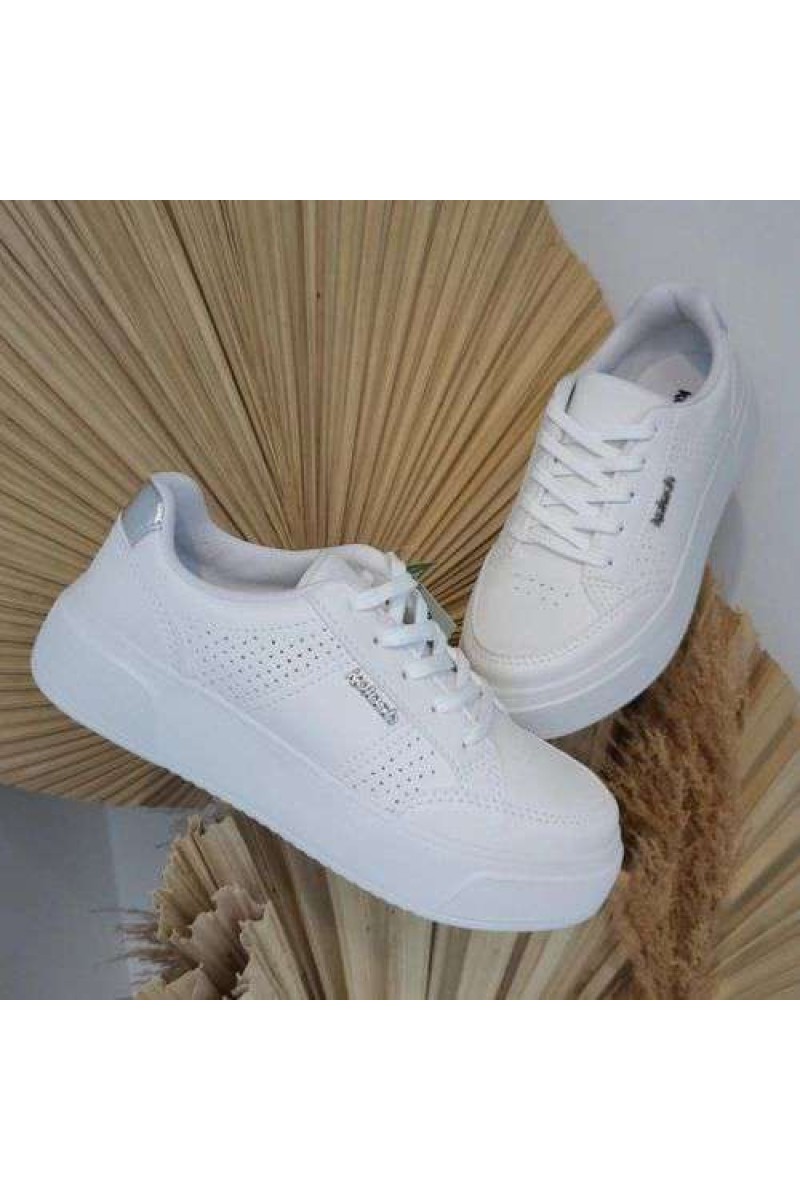 Tênis Kolosh C3556 Century White/Prata - Branco