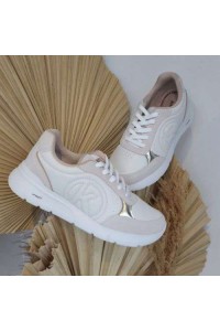 Tênis Kolosh C3962 Foggia Marfim/White/Champagne com Solado EVA.fit - Branco