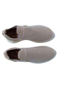 Tênis Kolosh C3975 Tule Marfim Tipo Meia - Creme