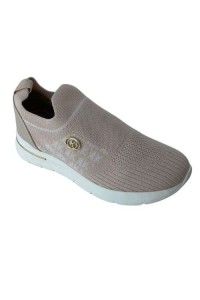 Tênis Kolosh C3975 Tule Marfim Tipo Meia - Creme