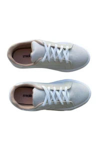 Tênis Moleca 5796.106 Off White com Listras Laterais - Off white