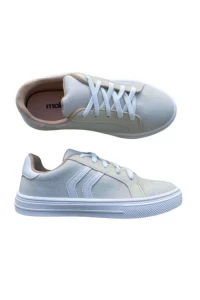 Tênis Moleca 5796.106 Off White com Listras Laterais - Off white