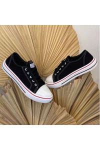 Tênis Moleca 5796.204 Preto com Solado Branco - Preto