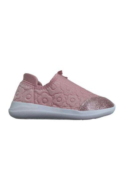 Tênis Molekinha 2503.350 Lycra Rosa com Detalhe de Brilho - Rosa